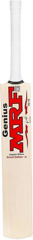 MRF NEW JUNIOR MF (SIZE-2) genius grand virat kohli signed Cricket Bat For5-8Yrs Poplar Willow Cricket  Bat For 6 - 7 Yrs(0.7 kg)