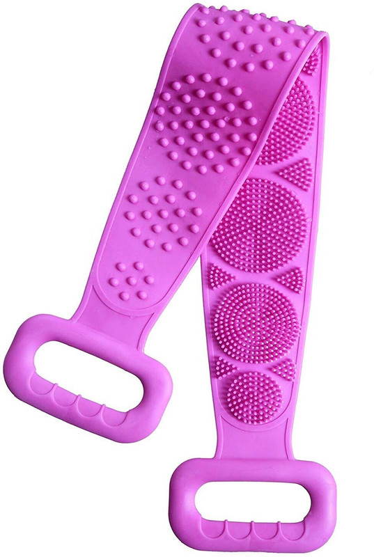 Shreejee Silicon Exfoliating Deep Cleansing Body Brush Scrub Belt