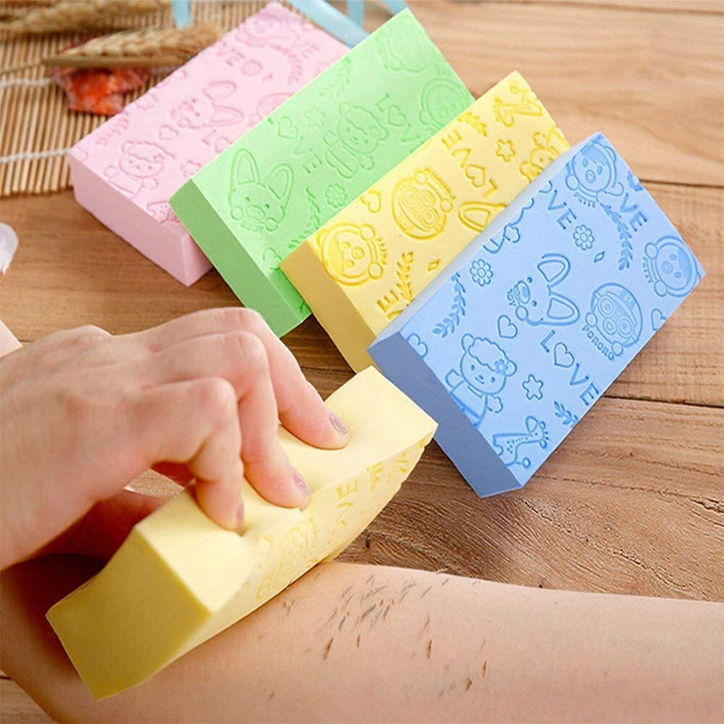 GSV Bath Body Shower Sponge - Scrub Exfoliator Dead Skin Remover for Women and Men