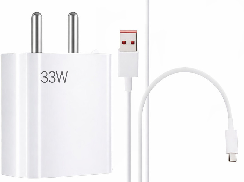 Hespa 22.5 W Quick Charge 3 A Wall Charger for Mobile with Detachable Cable(Compatible with Redmi Note Series, Poco, Mi | BIS Certified-White, Cable Included)