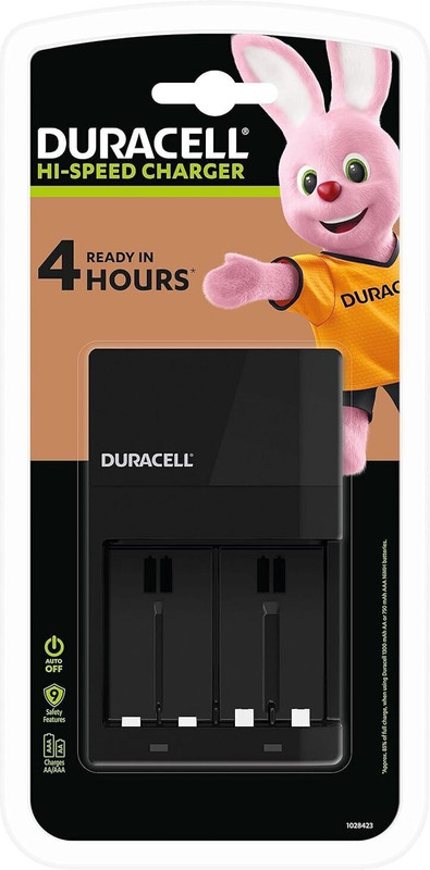 DURACELL 4 Hours Battery Charger Camera Battery Charger(Black)