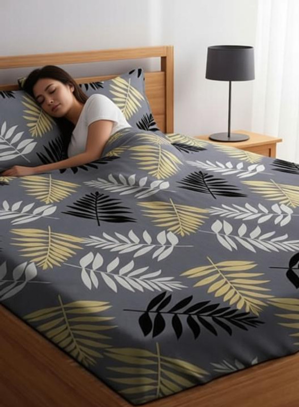 Decorum Polycotton Double Floral Bedsheet(Pack of 1, MULTICOLOR)