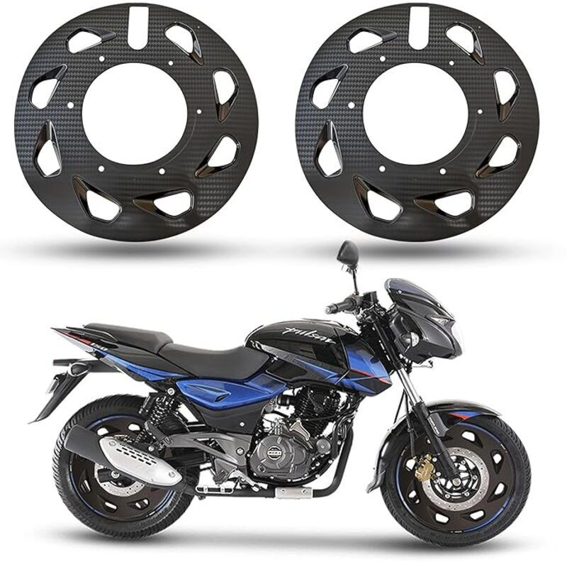 TRYFLY 17 Inch 2pcs ABS Plastic PRO Disc Bike Wheel Cover For Pulsar Bike Fairing Kit