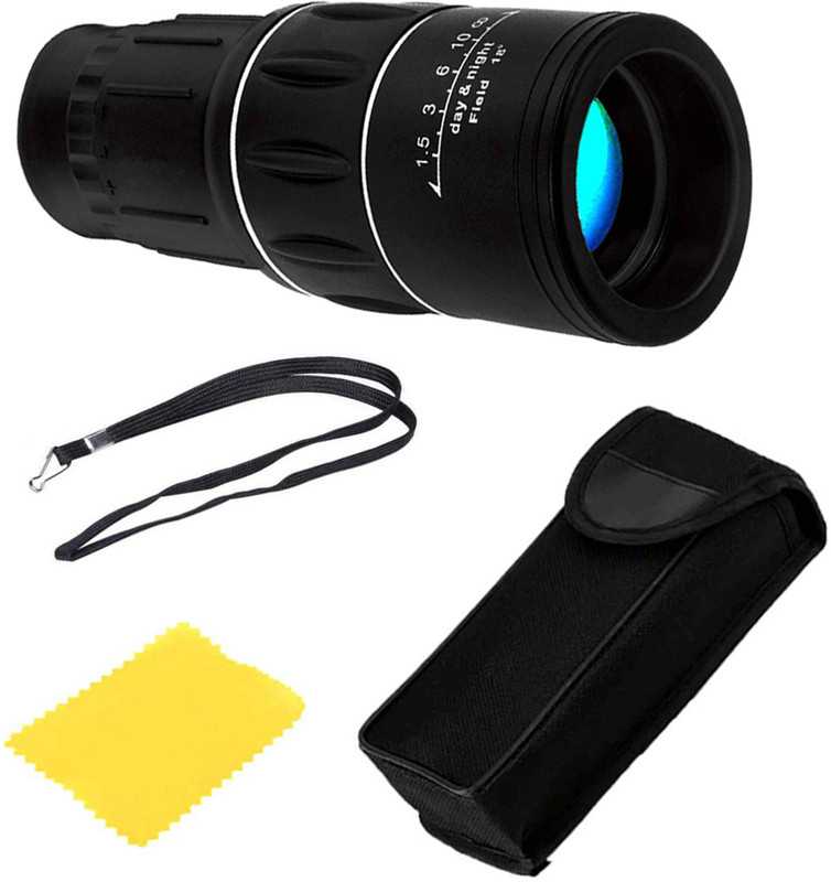 BUSHNEAL 100% Original Day/night vision Zoom Optical military Monocular Telescope Binoculars(52 mm , Black)