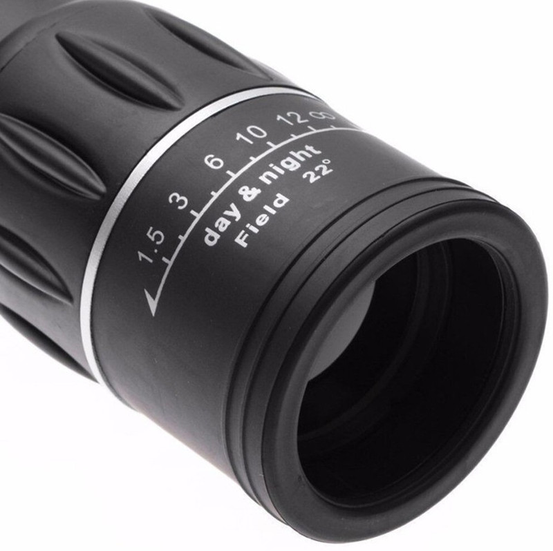 FJHUKGHO High Powered Dual Focus Day & Night 16x52 HD Vision Optical Monocular Monocular(52 mm , Black)