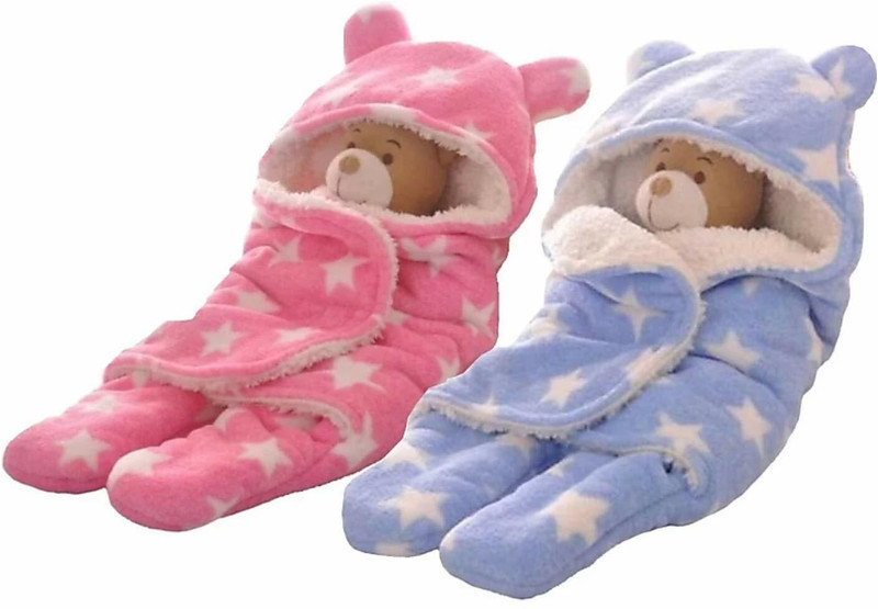 BRANDONN HOODED ENVELOPE WRAP WITH SAFETY FEATURES Sleeping Bag(Multicolor)