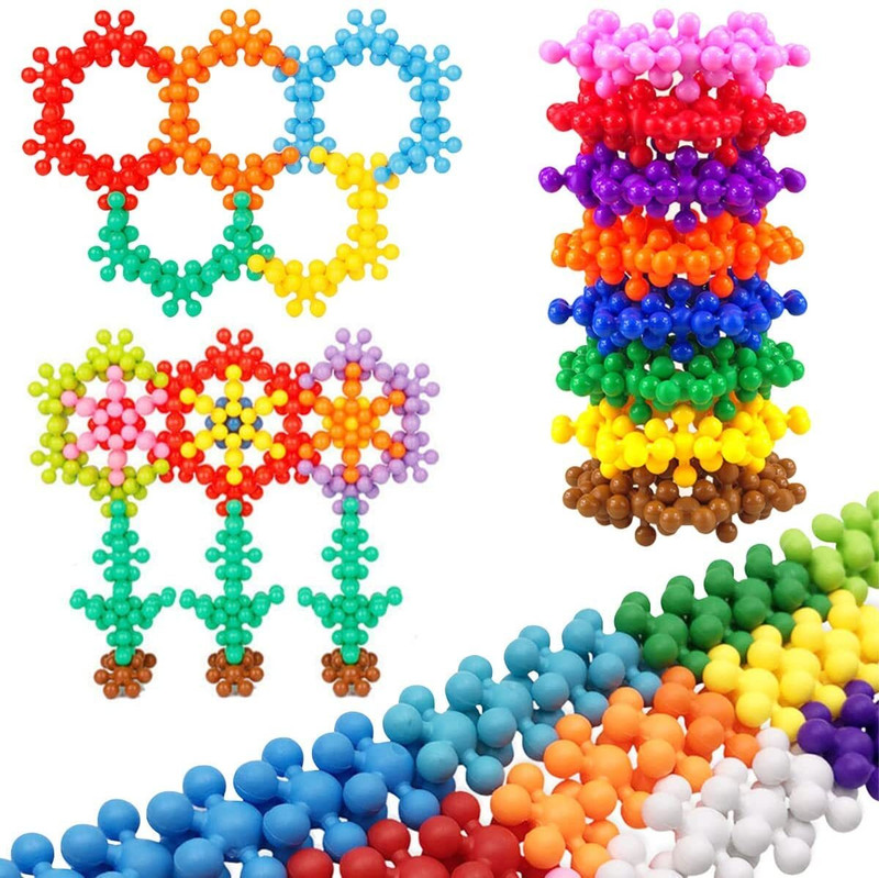 ARIZON Top StarLinks: Kids' Educational Interlocking Construction Blocks (100+ Pieces)(Multicolor)