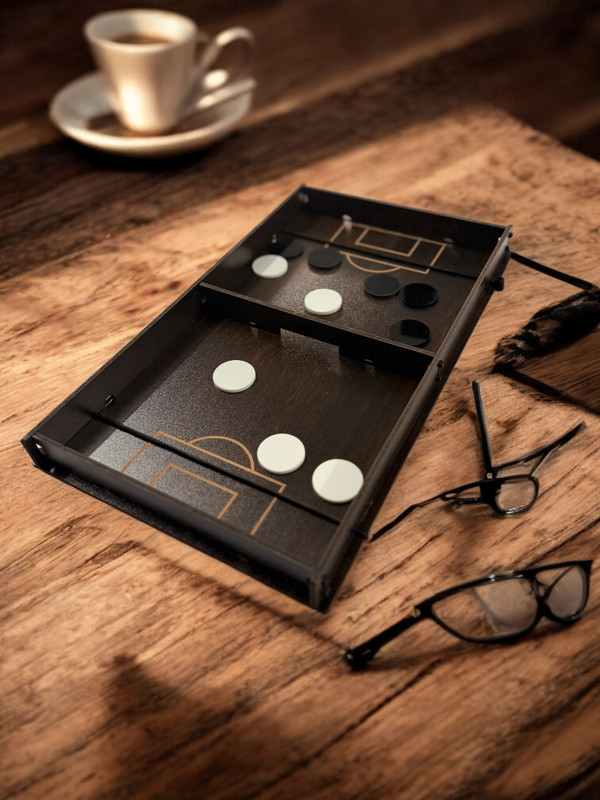 BHVMEY Sturdy Wooden Board Game with Smooth Surface Educational Board Games