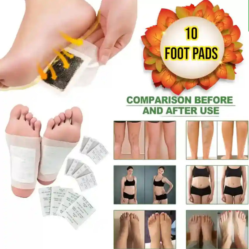 Marengo Foot Detox Patches Improve Sleep Weight Loss Slimming For Foot pack Plaster & Patch(10 x 10 g)