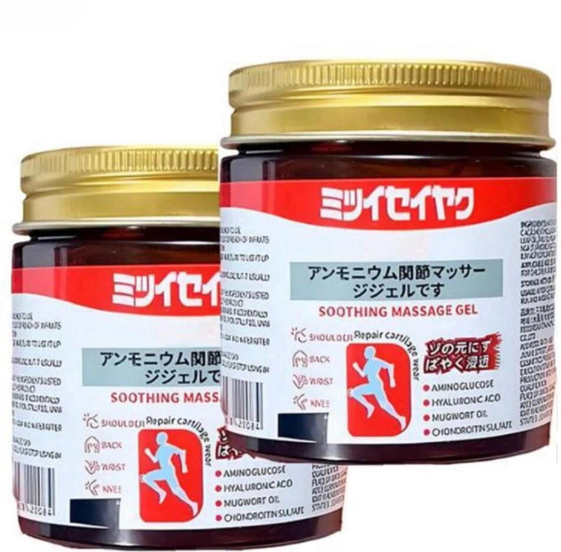 MELODINE Japanese soothing therapy massage gel for pain relief formulan (pack of 2) Gel(2 x 104 g)
