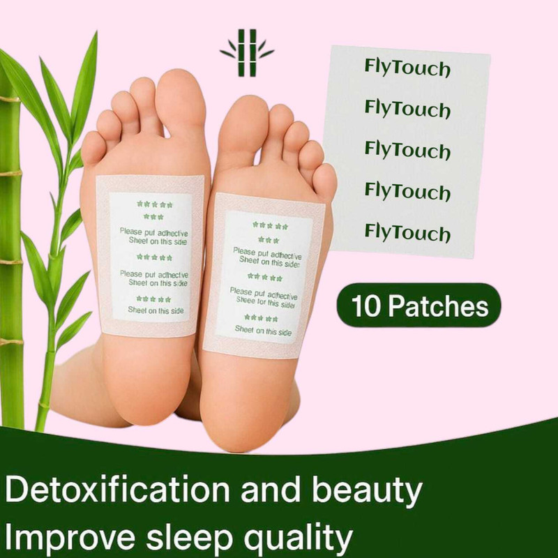 FlyTouch Foot Pads for Herbal Detox and Wellness for Night Relaxation and Sleep