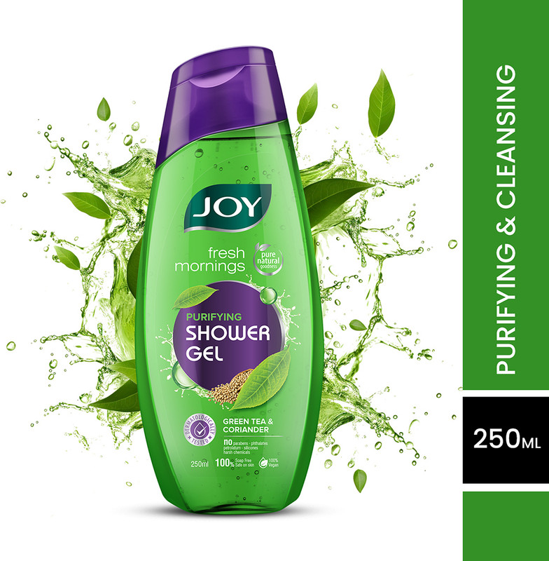 Joy Skin Purifying Green Tea Shower Gel Body Wash For Summers(250 ml)