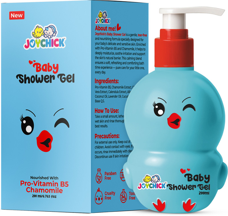 joychick Shower Gel Nourished with Pro-Vitamin B5 Chamomile (Combo Pack)(450 ml)