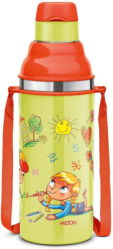 MILTON Kool Stunner 400 380 ml Steel Bottle(Pack of 1, Multicolor)