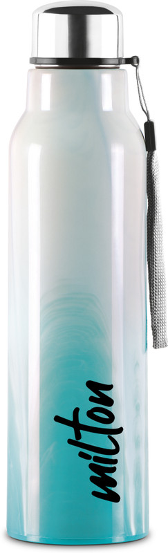 MILTON Steel Marble 900 Insulated Inner Stainless Steel Bottle, Aqua Green 630 ml Steel, Plastic Bottle(Pack of 1, Green)