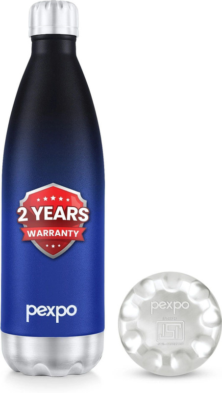 Go24 Electro 750, Hot&Cold ISI Certified Thermosteel Water Bottle, Leakproof 750 ml Steel Flask(Pack of 1, Silver)