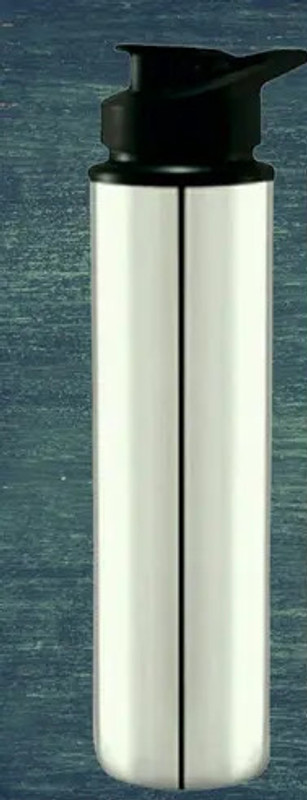 bluline Pack of 1 Beautiful Stainless Steel 1000 Water Bottle SIPPER CAP 1000 ml Sipper Steel