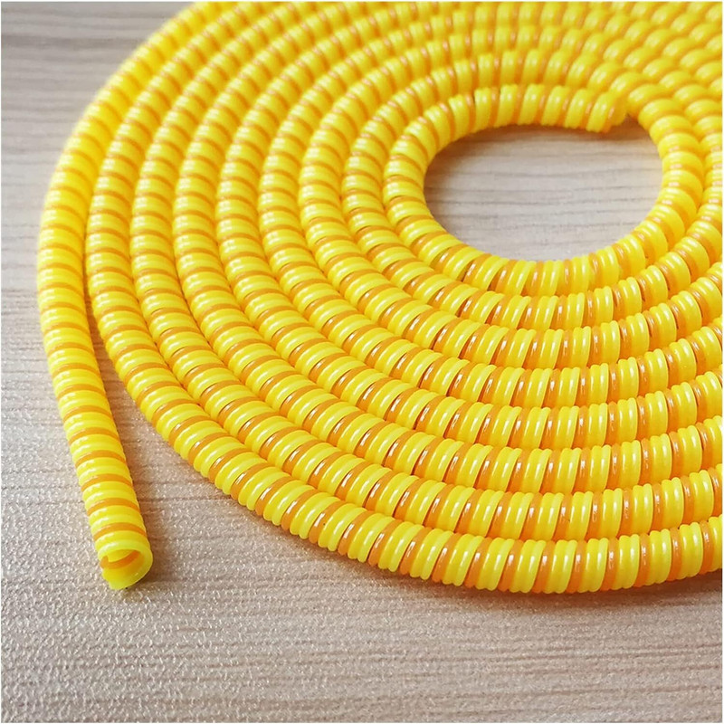 SANEHA Spiral Cable Protector 1.5 Meter 1 piece Cable Protector(Yellow)