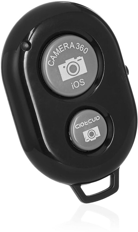 KMJSA RC03 PRO Remote Shutter Release Bluetooth Camera Control for iOS and Android Camera Remote Control(Black)