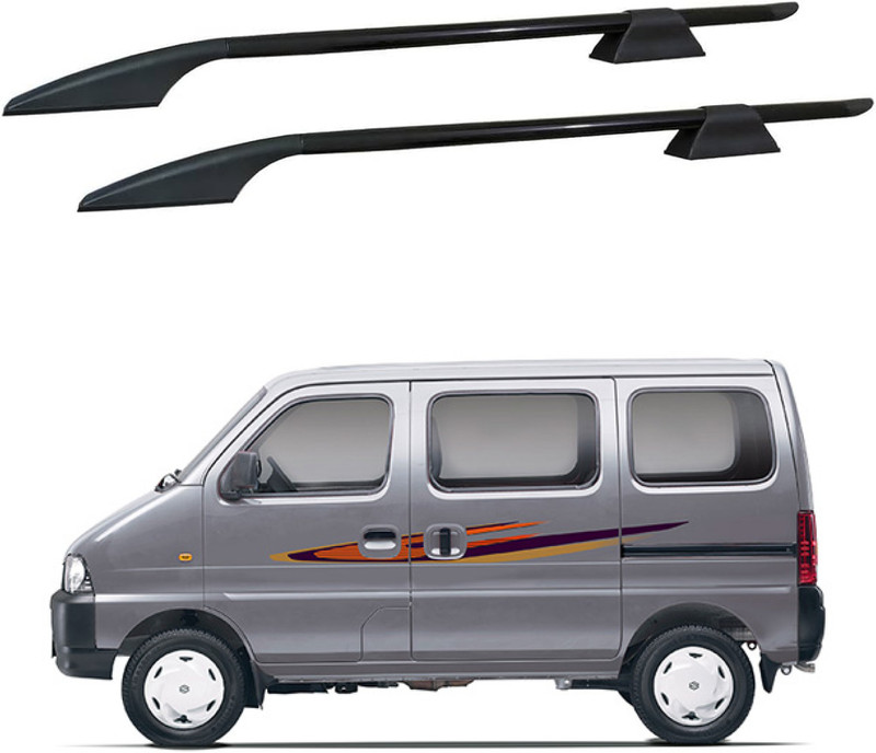 Rhtdm Eeco Roof Rails Rocket Style Universal Black Roof Rail Bar for Car Car Beading Roll For Hood(12 m)