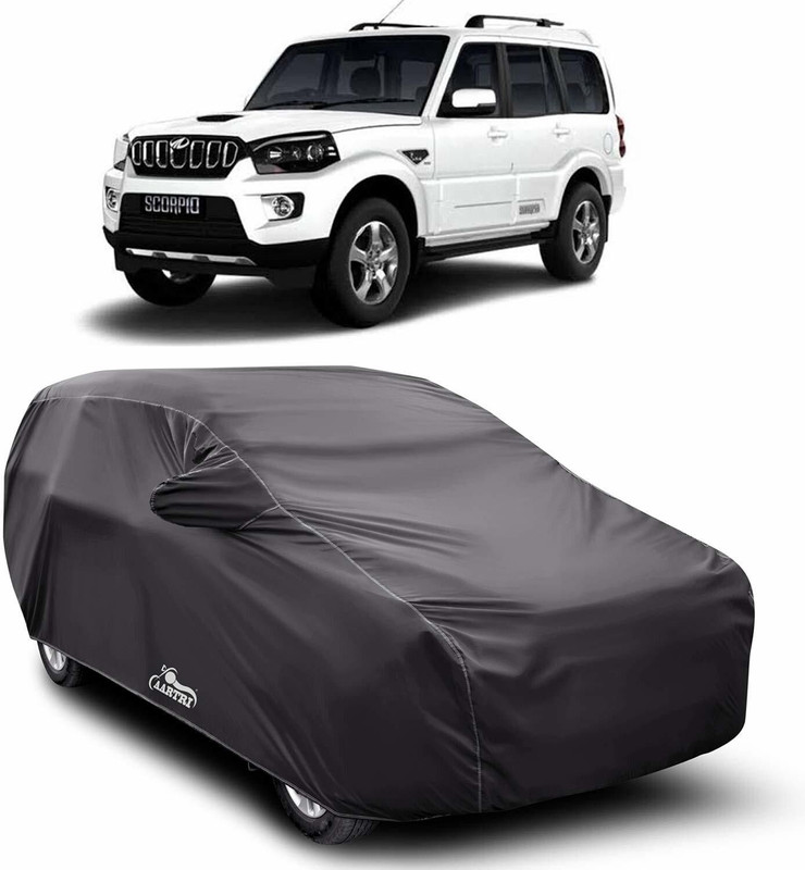 Proractive Car Cover For Mahindra Scorpio (Without Mirror Pockets)(Grey, For 2025 Models)