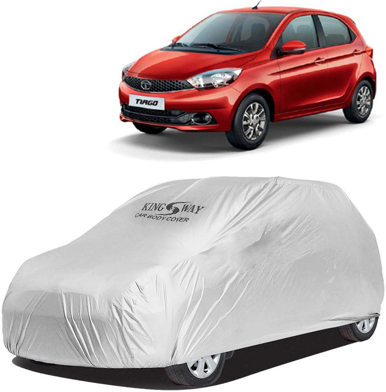 Kingsway Car Cover For Tata Tiago (Without Mirror Pockets)(Silver, For 2016, 2017, 2018, 2019, 2020 Models)