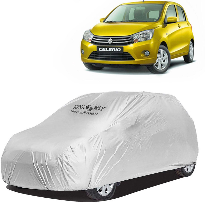 Kingsway Car Cover For Maruti Suzuki Celerio (Without Mirror Pockets)(Silver, For 2014, 2015, 2016, 2017, 2018, 2019, 2020, 2021 Models)