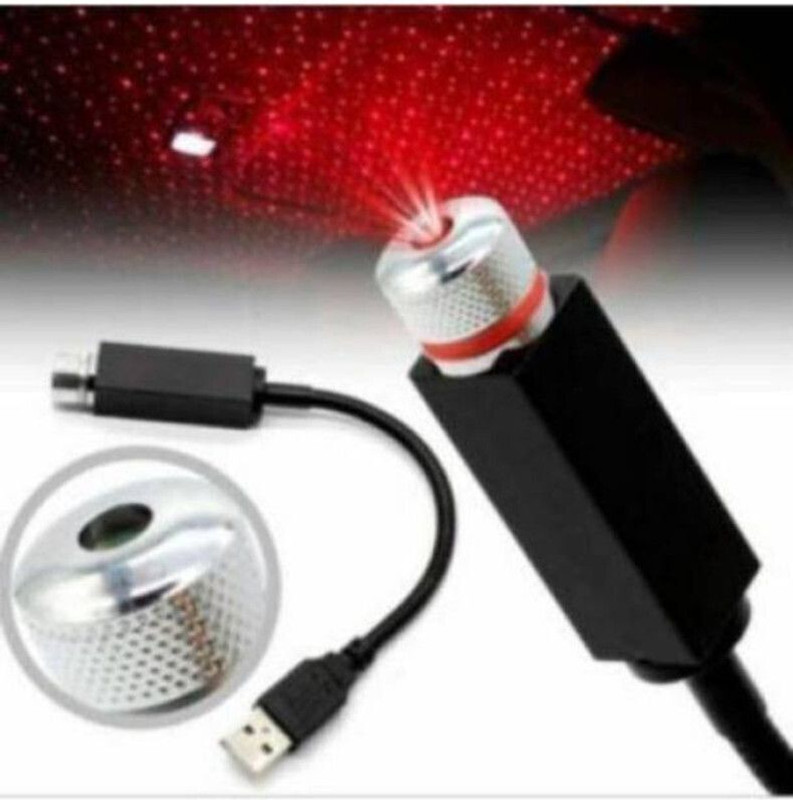 Bronta usb Starry Led Car Roof Top Mini Laser USB Decoration (FK-237 Car Fancy Lights(Red)