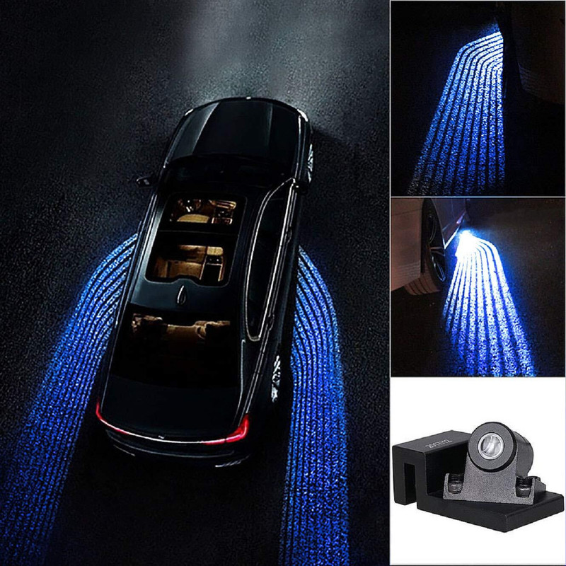Air Wink Car Door Projector Light, LED Welcome Light Angel Wings Neon Floor Light (Blue) Car Fancy Lights(Blue)