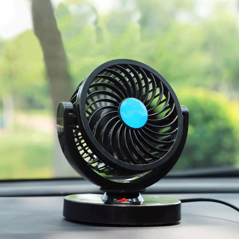 Beamerzz Car Fan 12V 360 Degree Single Head 2 Speed-0667k Car Interior Fan (12 V) Car Interior Fan(12 V)
