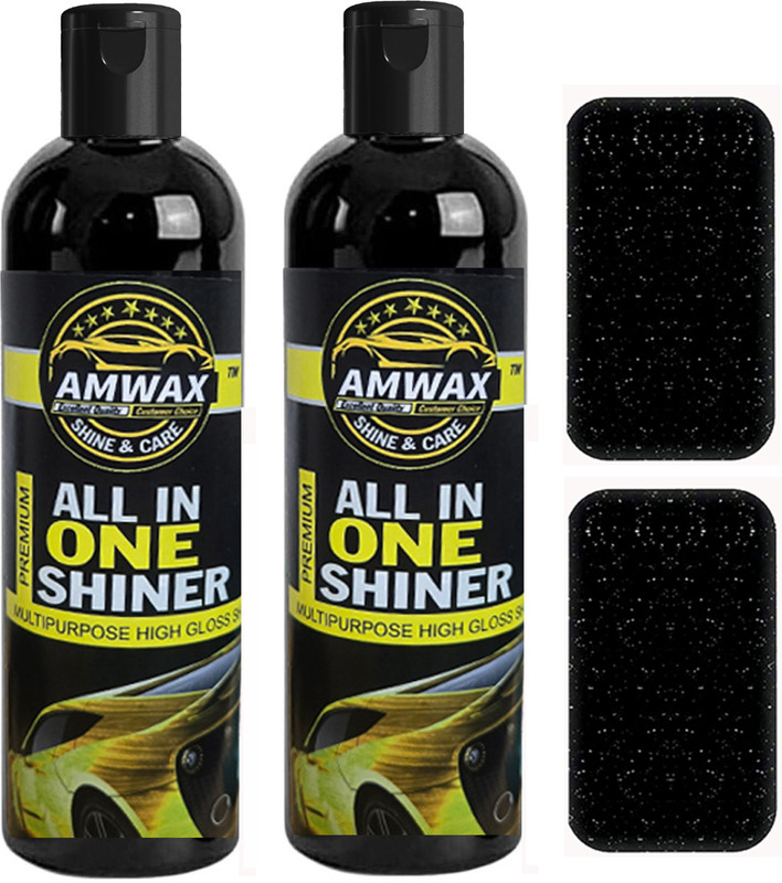 amwax Liquid Car Polish for Exterior, Metal Parts, Bumper(240 ml)