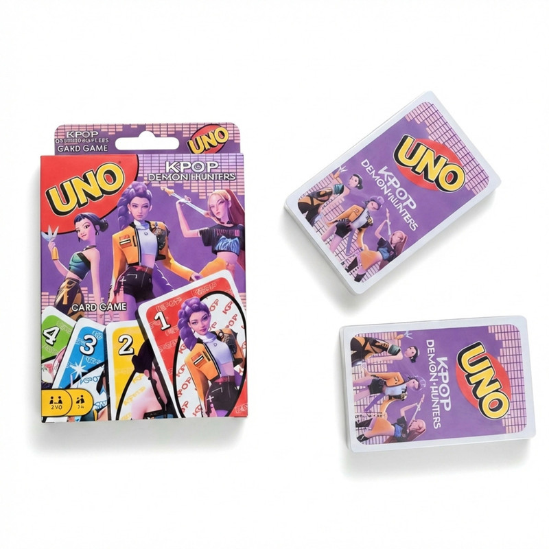 Zokio UNO KPOP DEMON HUNTERS-Cards Game Play with Family and Friends CARD GAME(Multicolor)
