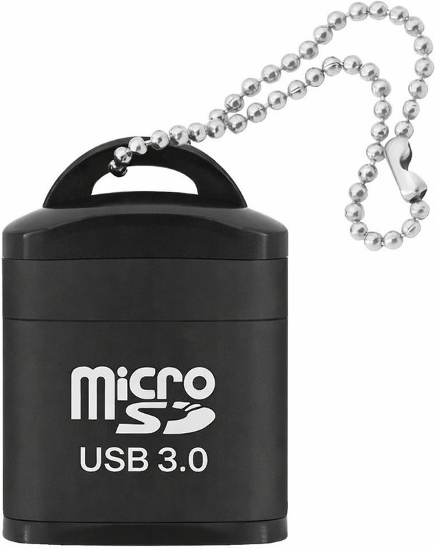 Kelso USB 3.0 Micro SD / TF Metal Body with LED Indicator and Keychain Design Card Reader(Multicolours)