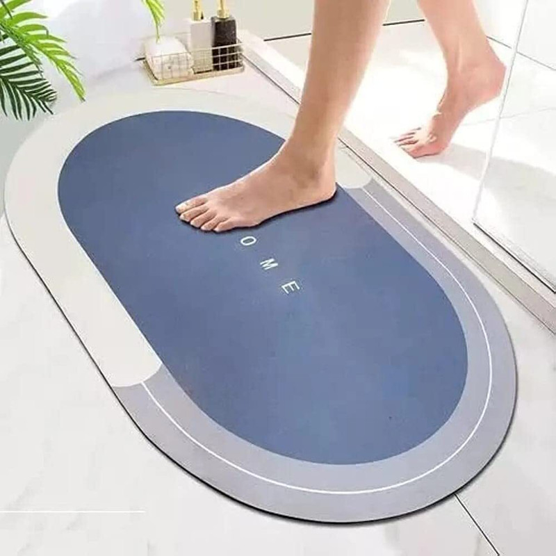 ONTIRP Rubber Baby Bath Mat(Blue, Free)