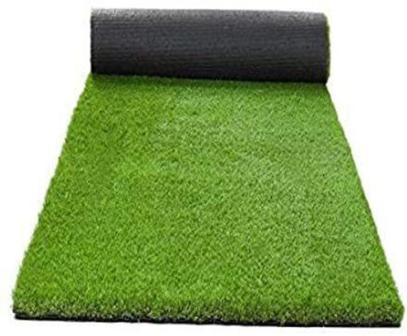 Habitat 1 cm  X 4 cm Polypropylene Carpet(Rectangle, Green)