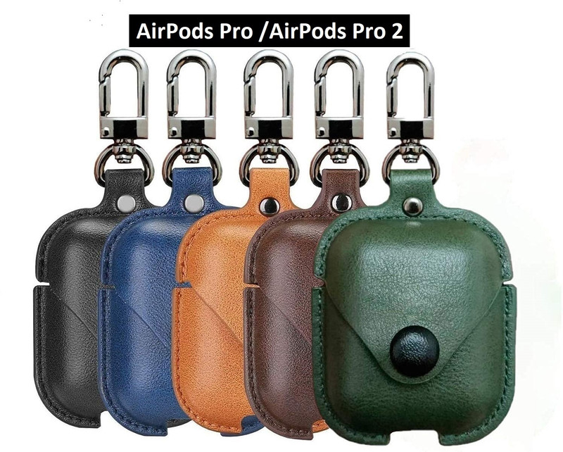 Bodoma Pouch for Airpods Pro/Airpods Pro 2(Multicolor, Dual Protection, Pack of: 1)