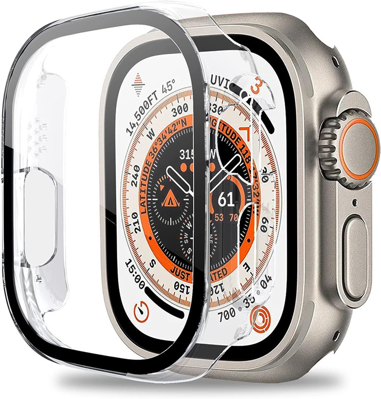 DPJ Tempered Glass Guard for Apple Watch 49mm Ultra And Ultra 2(Pack of 1)