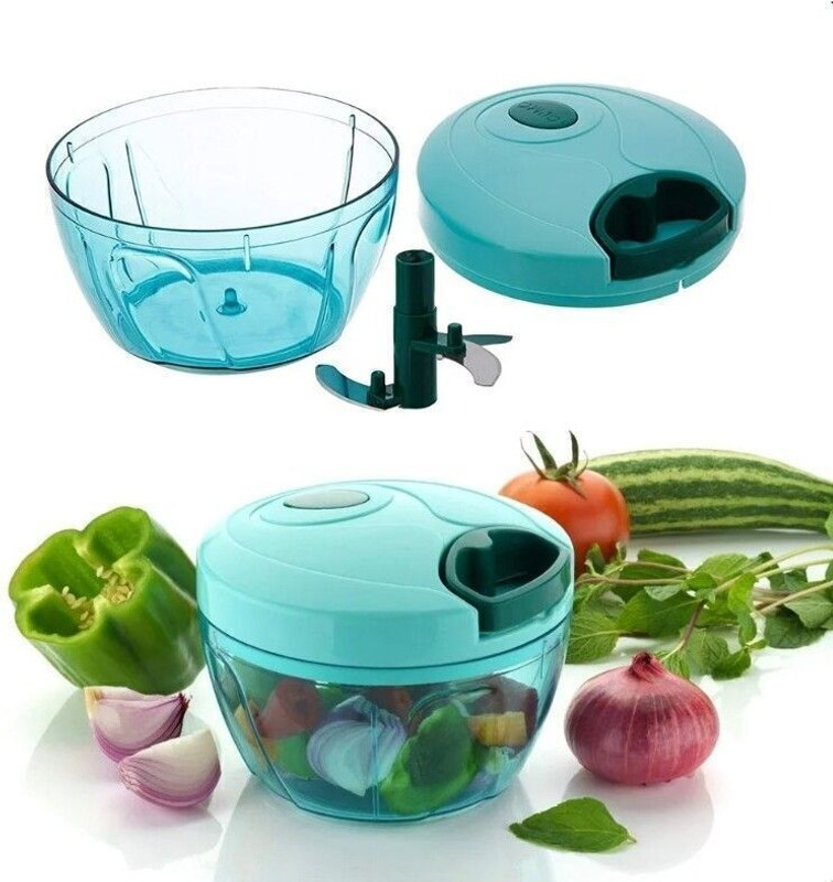 Insta Bytes by Insta Bytes Mini Hand Chopper Vegetable Cutter Compact Food Processor Vegetable & Fruit Chopper(1 chopper)