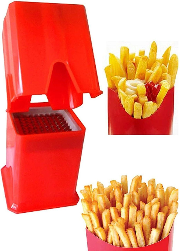 Spocco Potato Finger Chips, French Fries, Slicer Cutter Chopper, Potato Chopper Potato Slicer(1x French Fries Chips Maker)