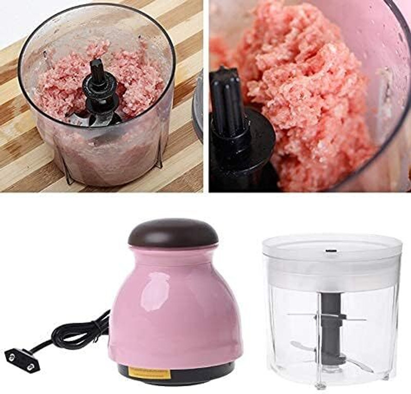 NZENTERPRISE by NZENTERPRISE Electric Vegetable & Onion Chopper with Transparent Bowl Electric Vegetable & Fruit Chopper(1 chopper)
