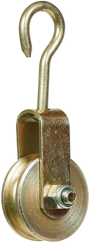 Toolsroom Solid Metal Pulley Climbing Pulley(Gold)