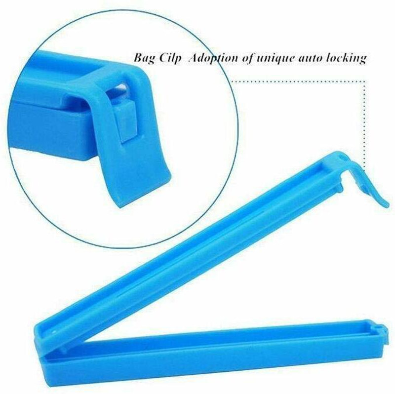 WANQLYN Air Tight Small, Medium, Large Plastic Food Pouch Clips (Set of 18, Multicolor) Manual Vacuum Bag Sealer