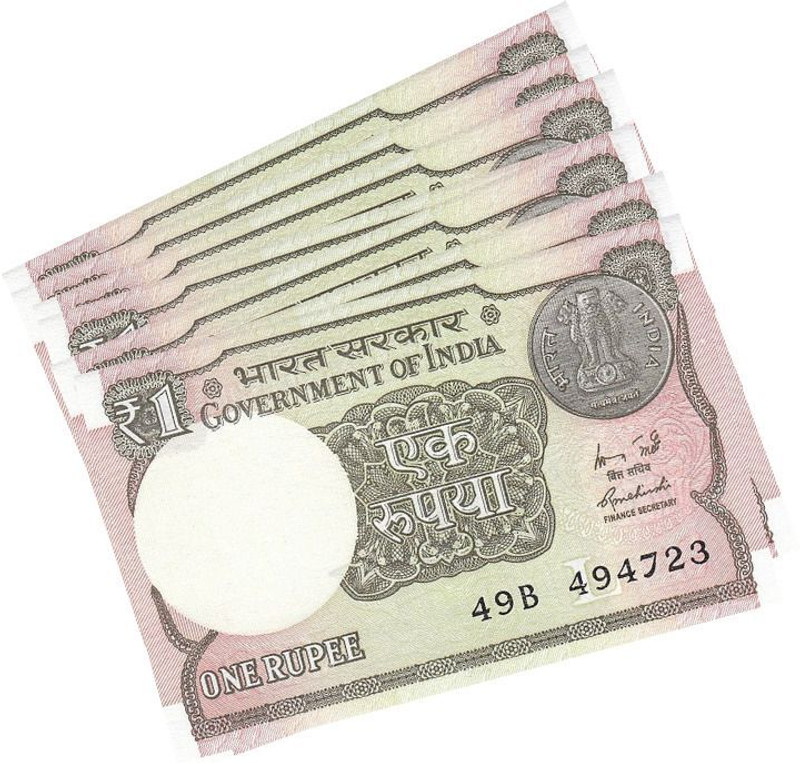 PPEcoins 1 Rs. Paper Printed Currency 10 Notes Modern Coin Collection(10 Coins)