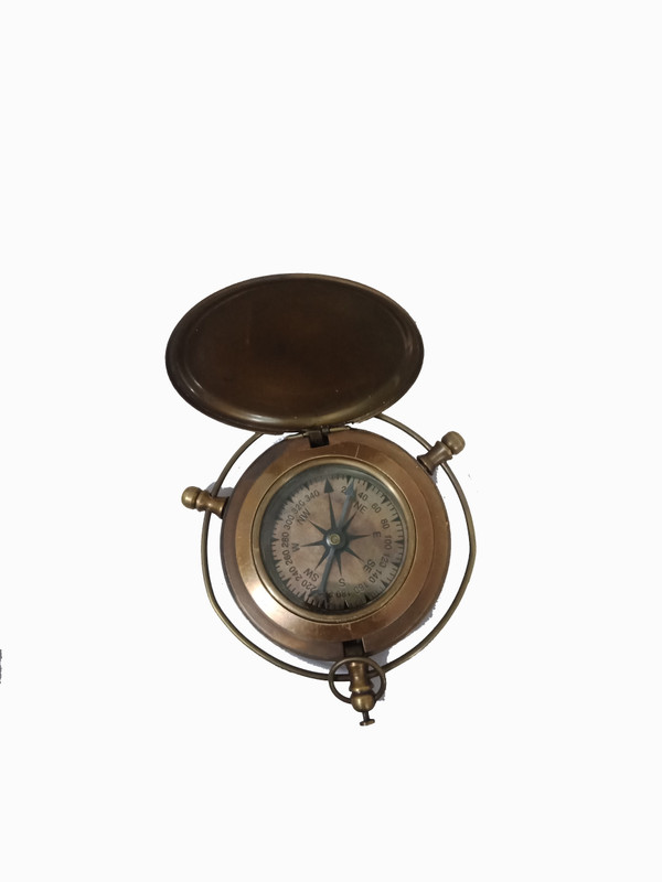 Simrah NAUTICAL BRASS COMPASS Compass(Brown)