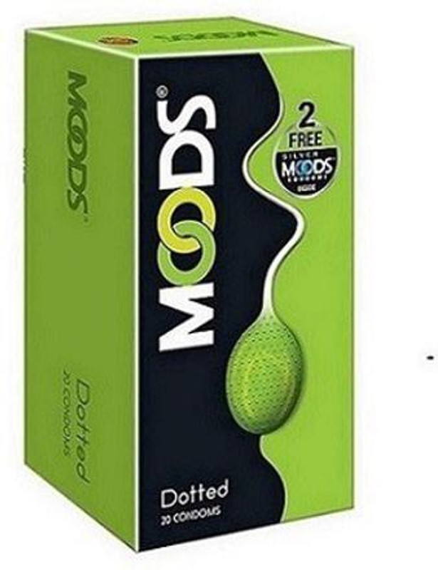 MOODS Dotted 20s Condoms Pack of1 Condom(22 Sheets)