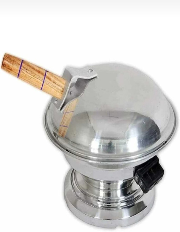ma narmada awesome bati oven tanddor gas maker Pizza Maker(Silver)