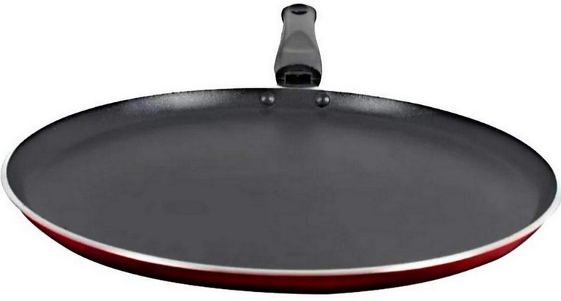 HM EVOTEK Non-Stick Dosa Tawa Pan Tawa/Dosa Tawa/Dosa Pan/Roti Tawa/Chapati Flat Pan 23 cm diameter 0.125 L capacity(Aluminium, Non-stick)