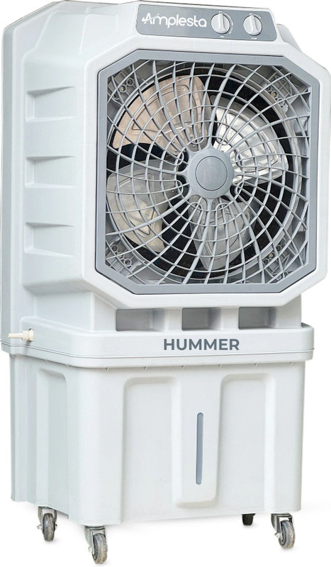 Amplesta 125 L Desert Air Cooler(Grey, Hummer 125L, Commercial, 24 inch Alluminium Fan Blade, 22000 CM/Hr. Air delivery)
