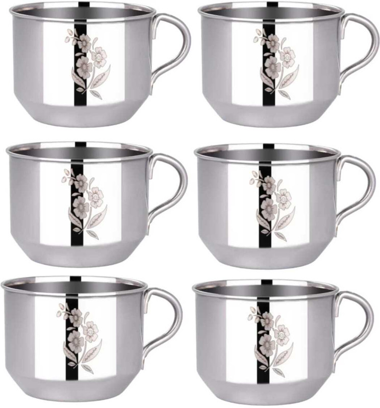 Vikas Metal Stainless Steel(Steel, Cup Set)