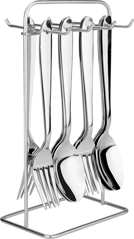 GRAHFINO Chile Premium 24 pieces cutlery set, High Gloss finish, for home and gifting Stainless Steel Cutlery Set(Pack of 24)